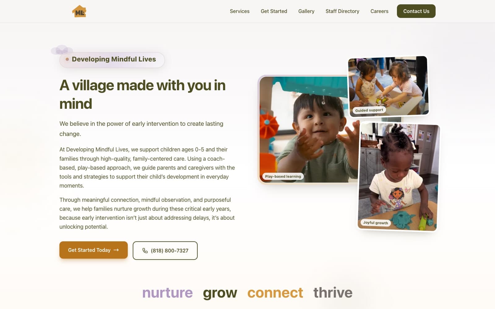 Developing Mindful Lives